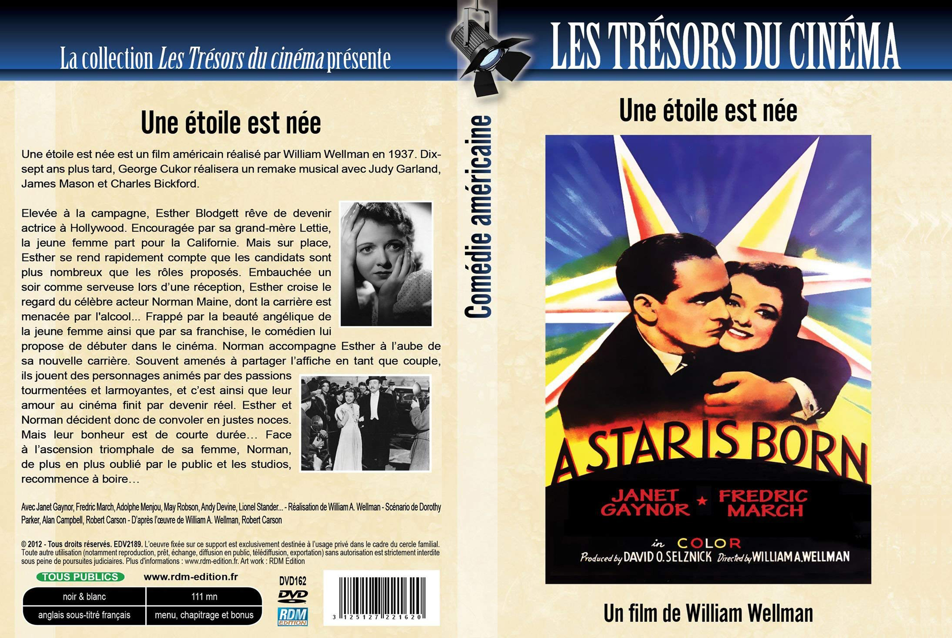 Jaquette DVD Une toile est ne (1937) v3