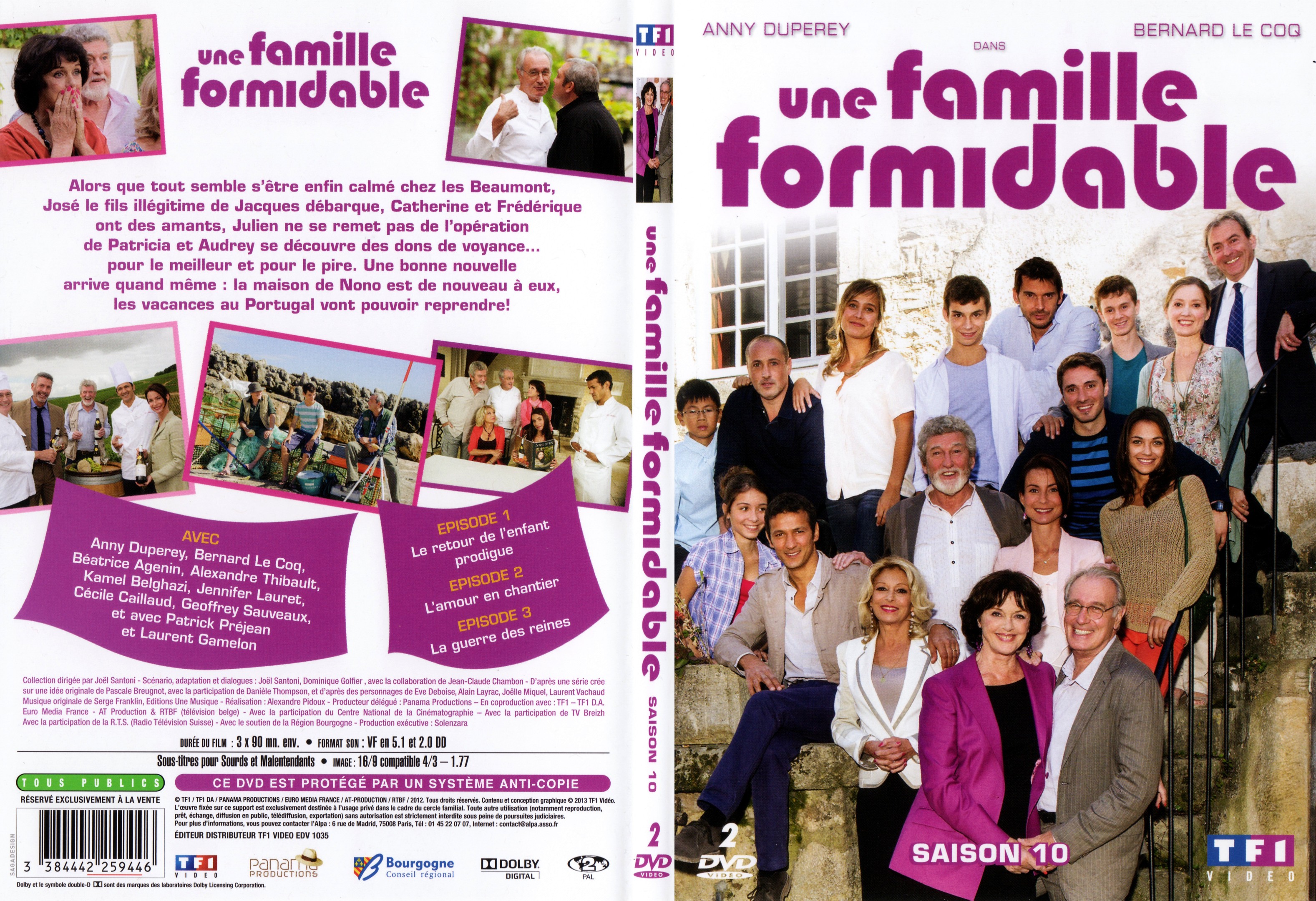 Jaquette Dvd De Une Famille Formidable Episodes 28 à 30 Saison 10 Slim Cinéma Passion