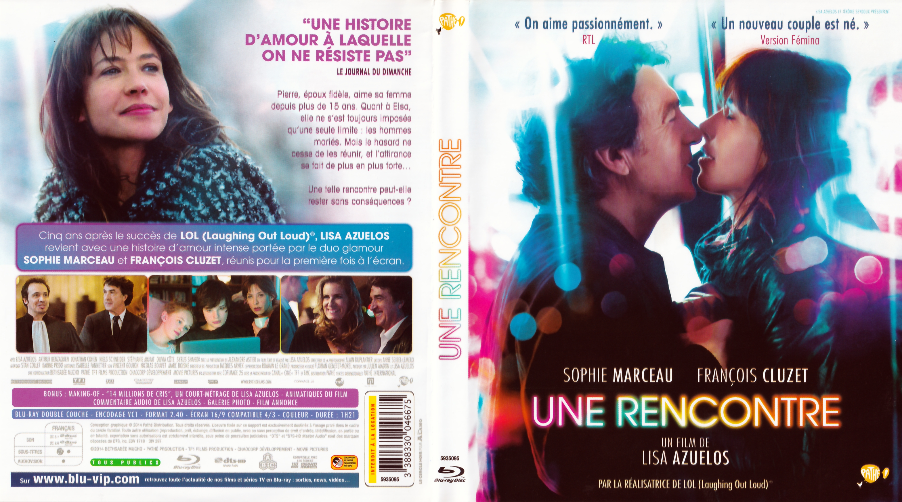 Jaquette DVD Une rencontre (BLU-RAY)