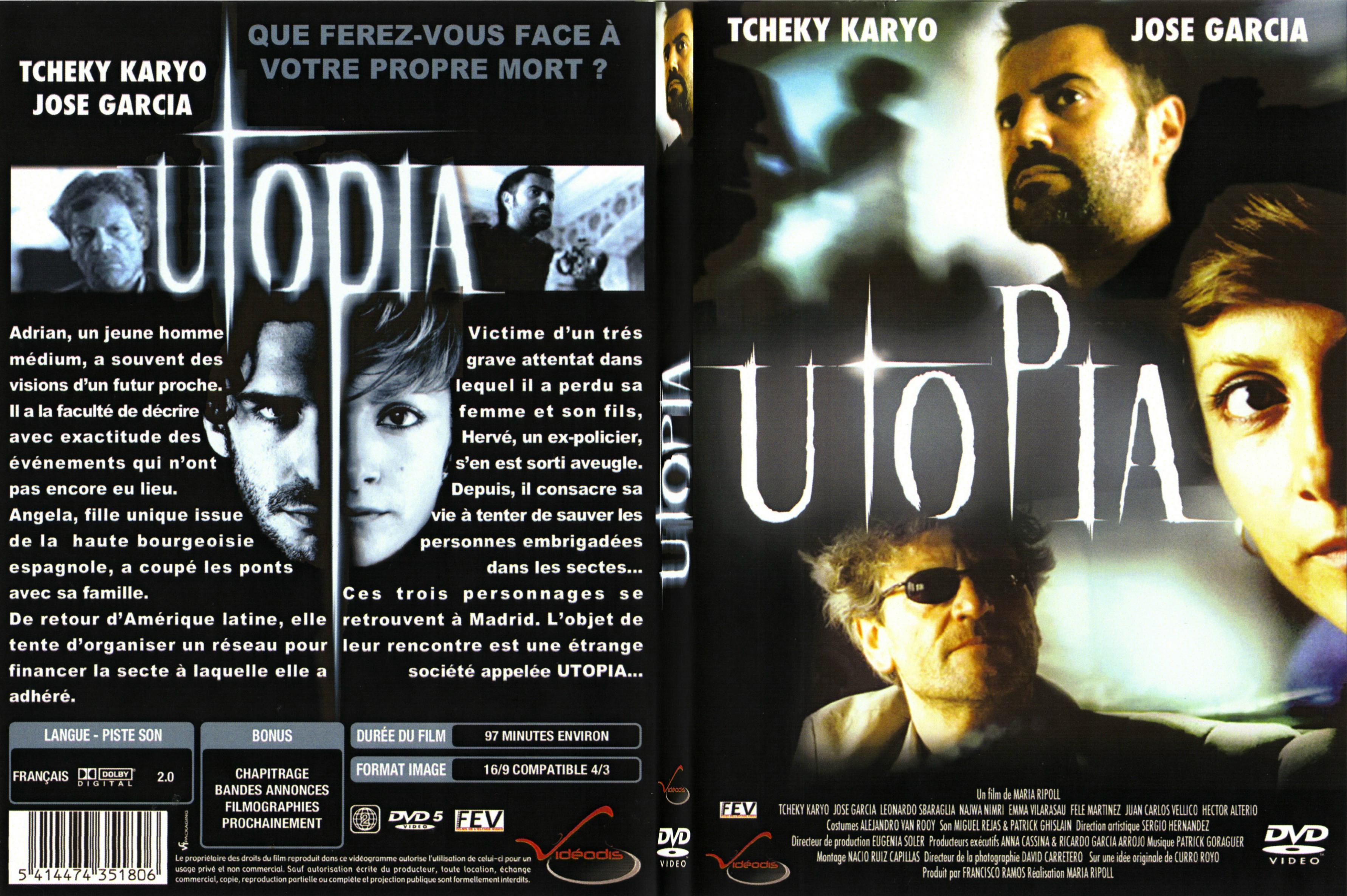 Jaquette DVD Utopia - SLIM