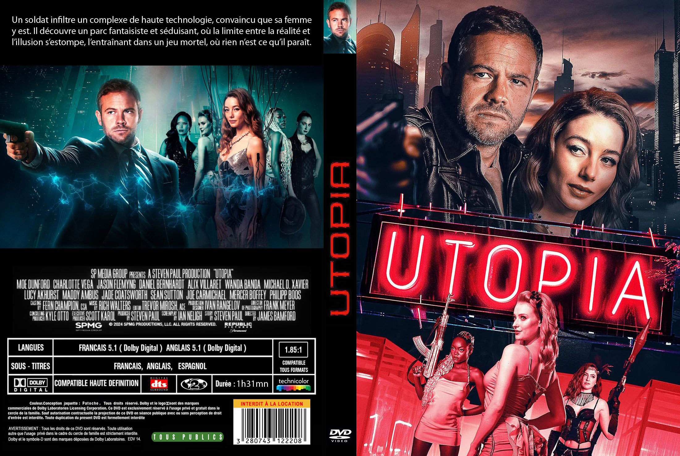 Jaquette DVD Utopia custom