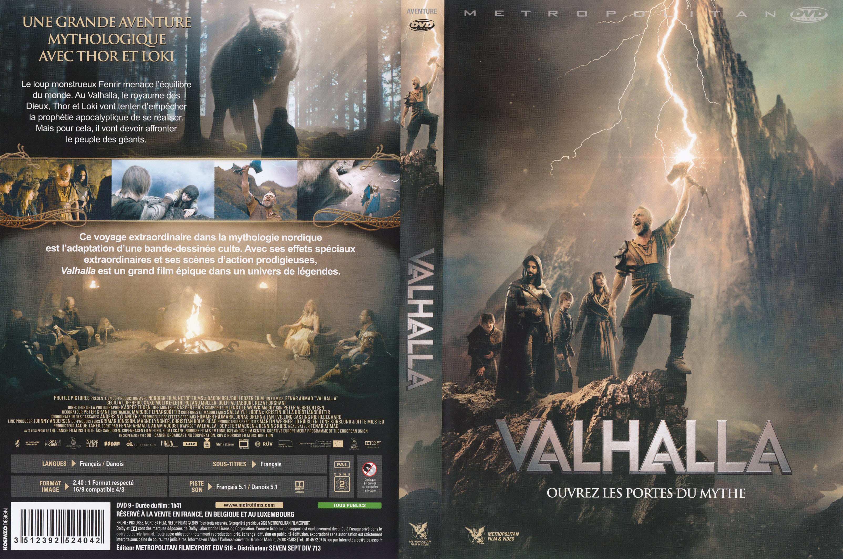 Jaquette DVD Valhalla