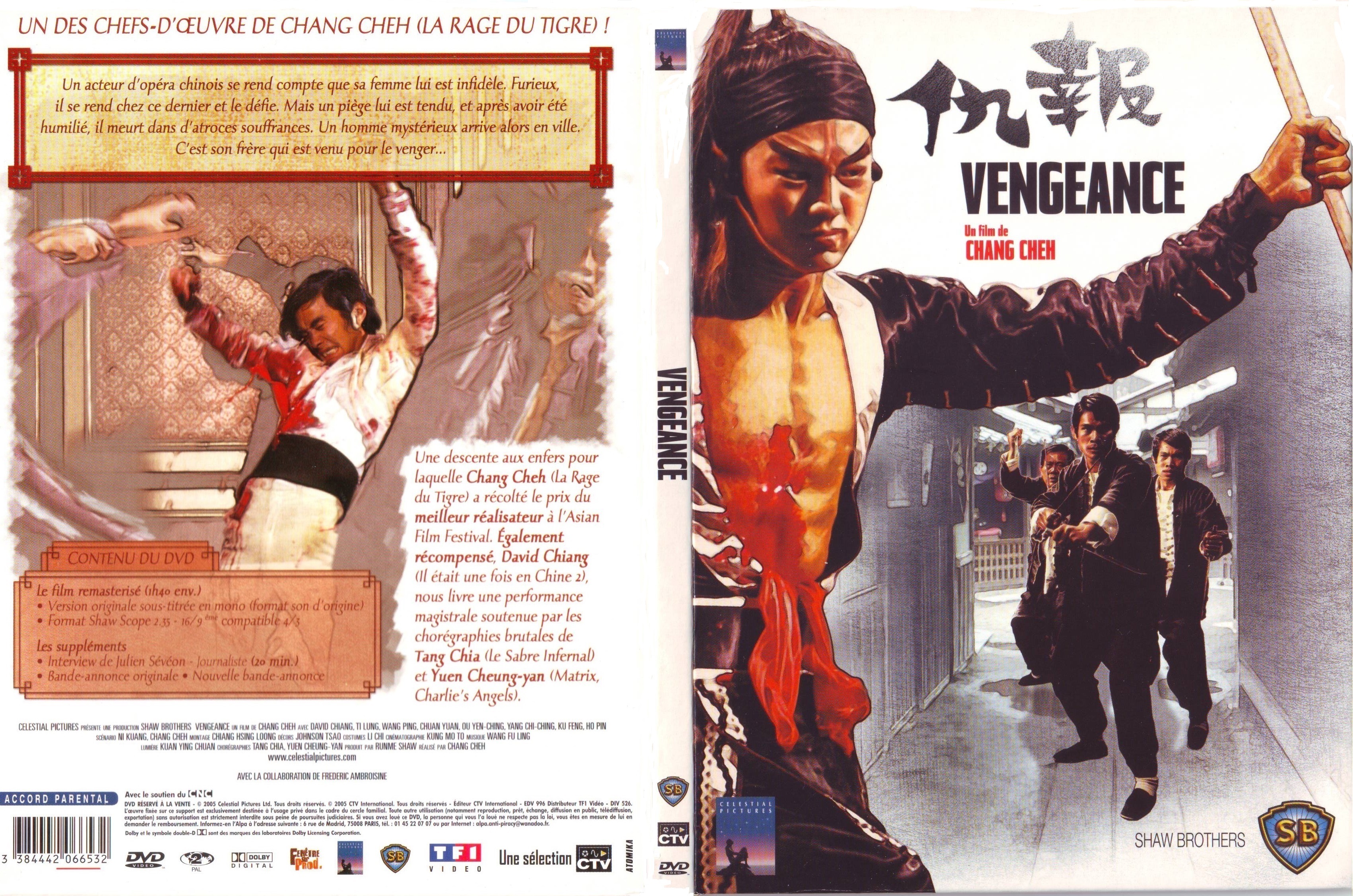 Jaquette DVD Vengeance (1970)