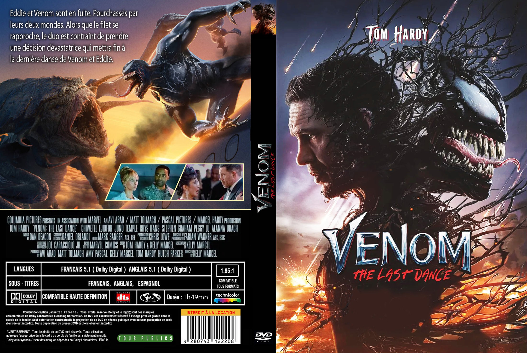 Jaquette DVD Venom The Last Dance custom