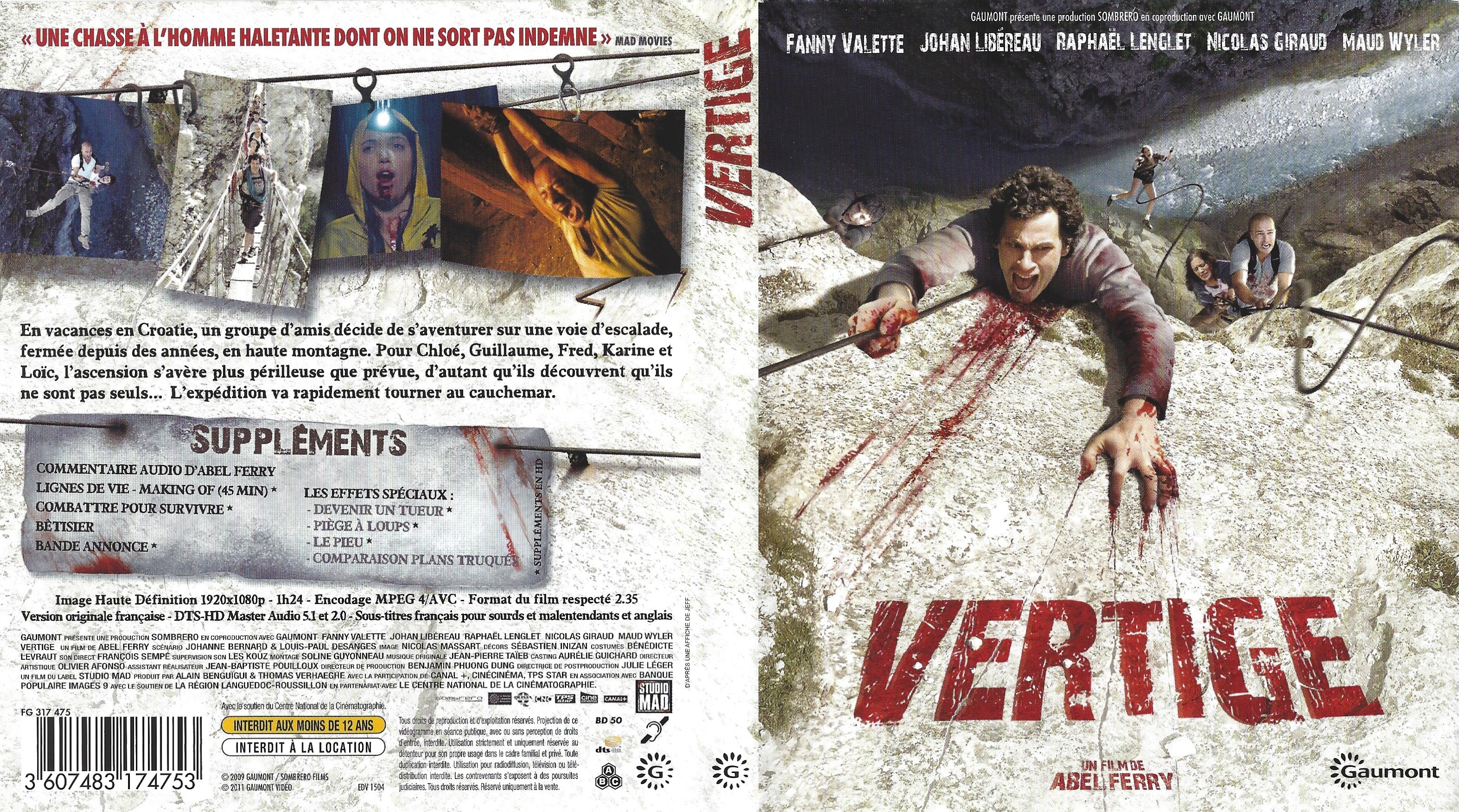 Jaquette DVD Vertige (BLU-RAY)