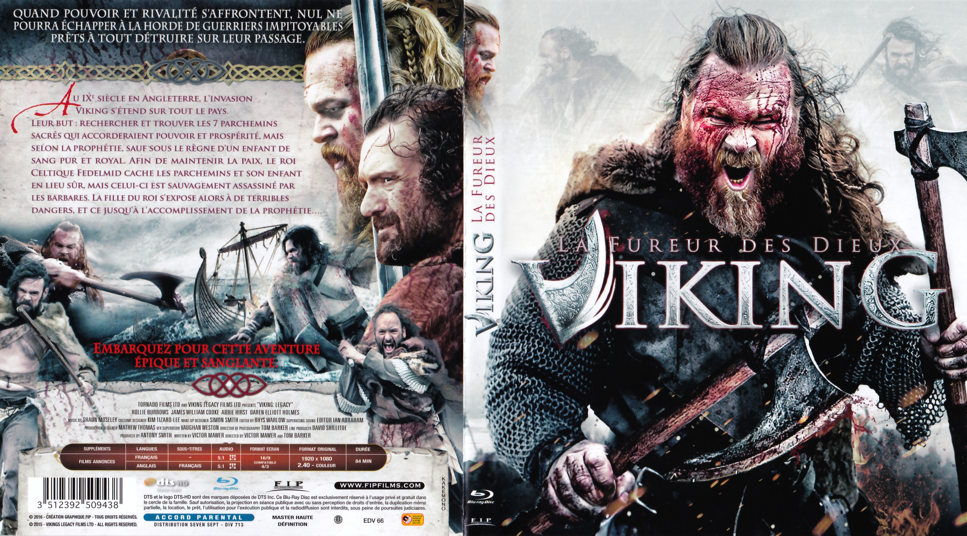 Jaquette DVD Viking La fureur des dieux (BLU-RAY)