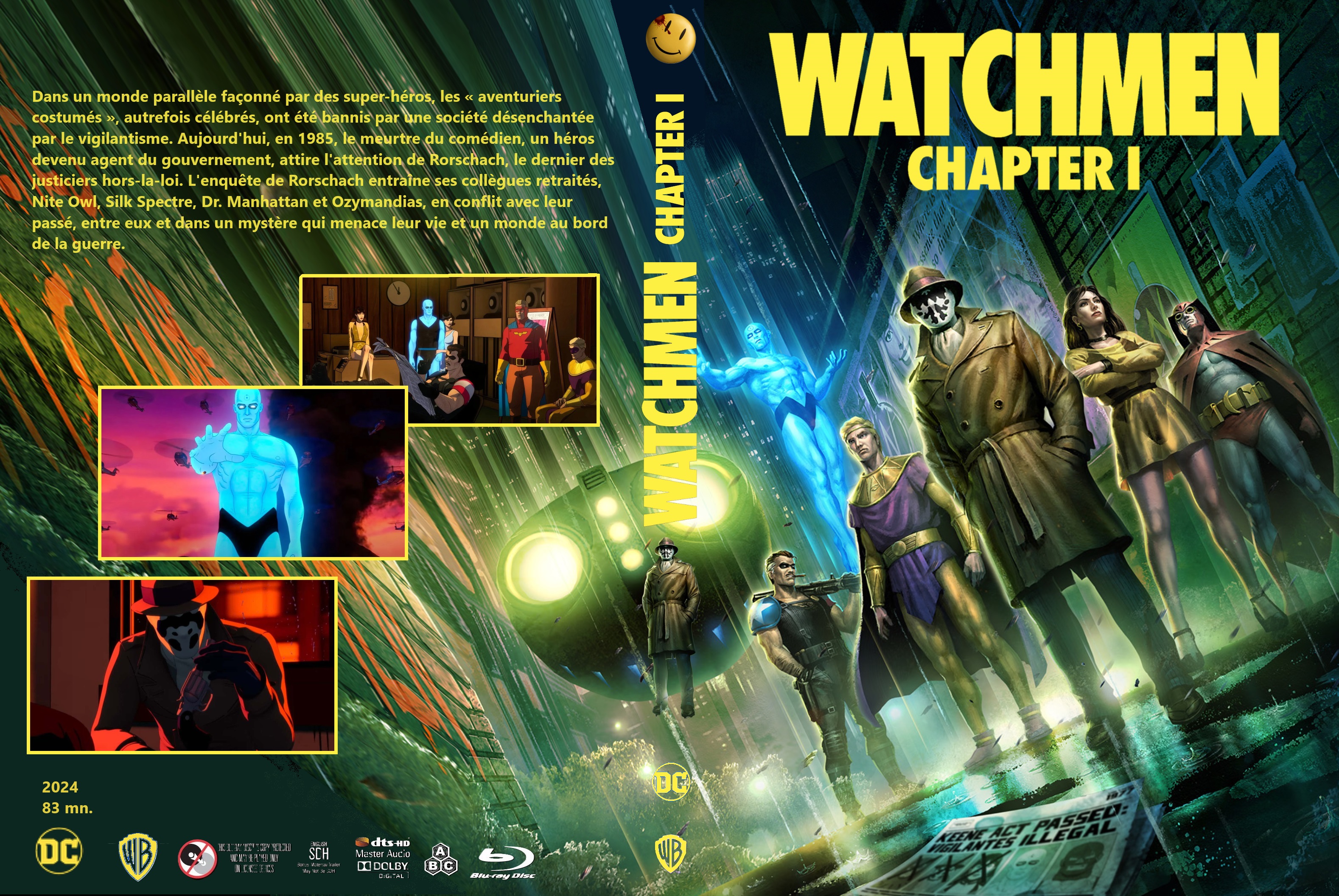 Jaquette DVD Watchmen Chapter 1 custom