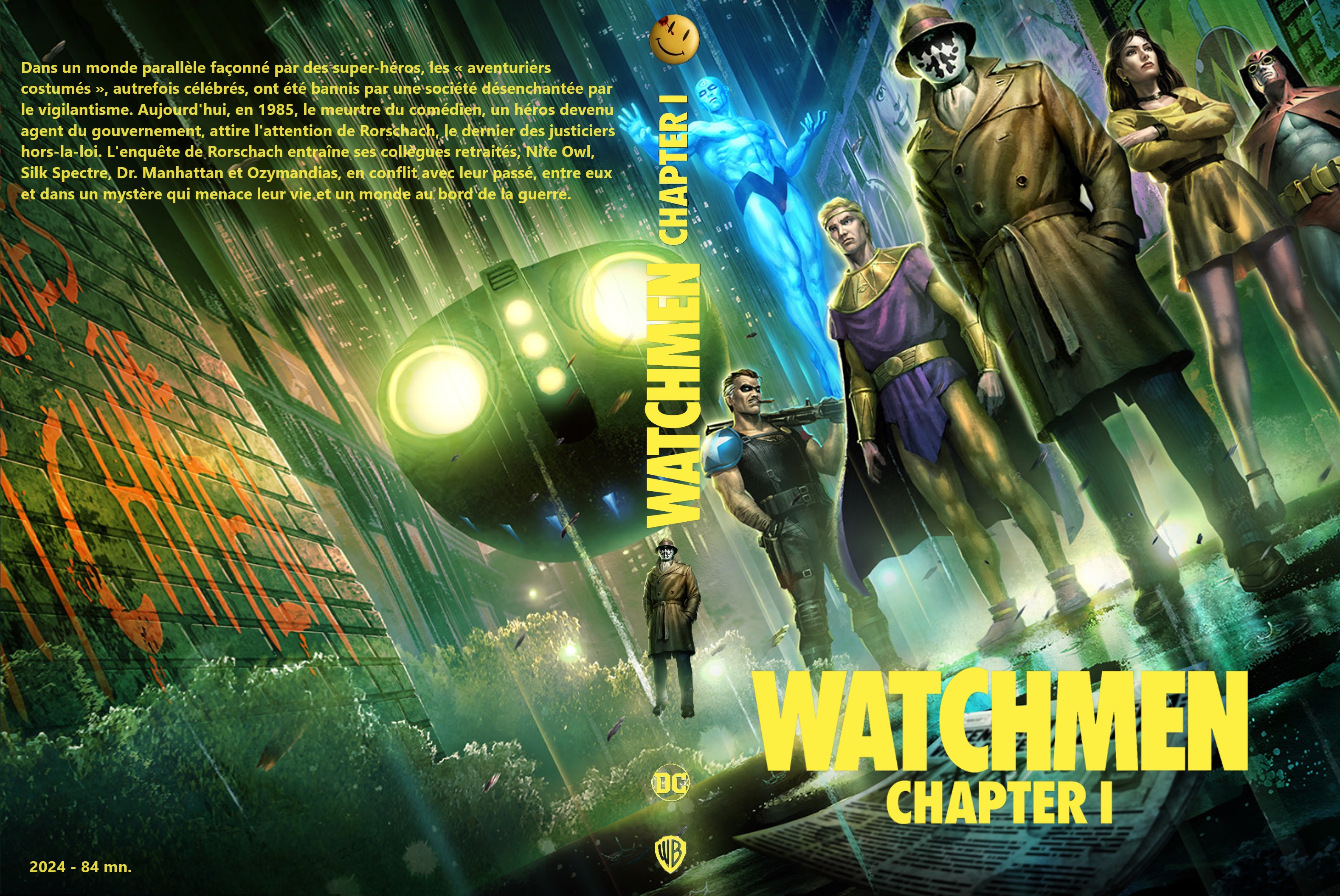 Jaquette DVD Watchmen Chapter 1 custom v2