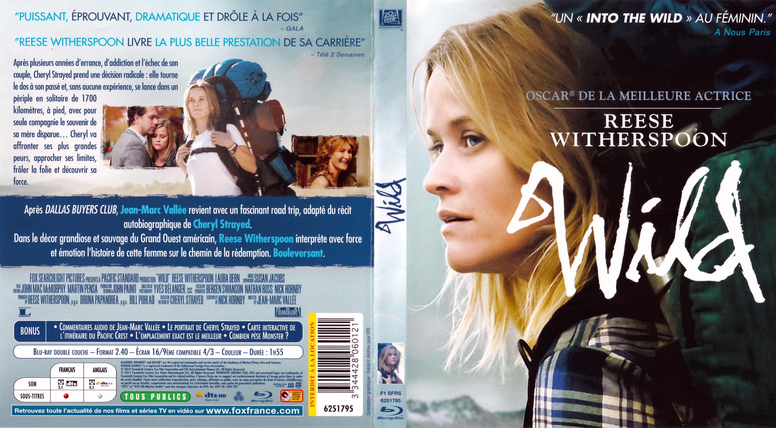 Jaquette DVD Wild (BLU-RAY)