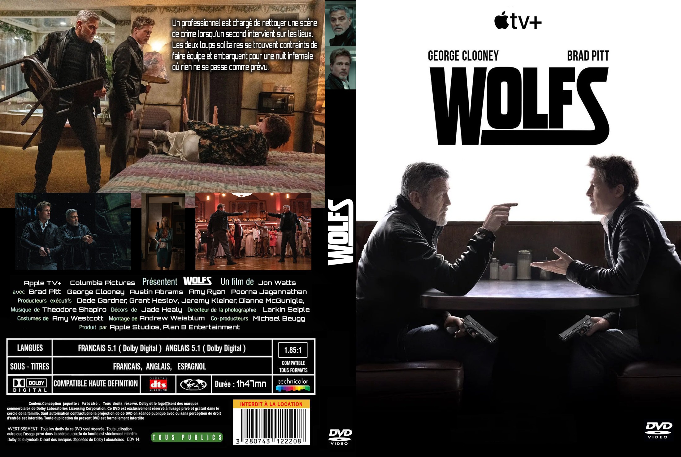 Jaquette DVD Wolfs custom