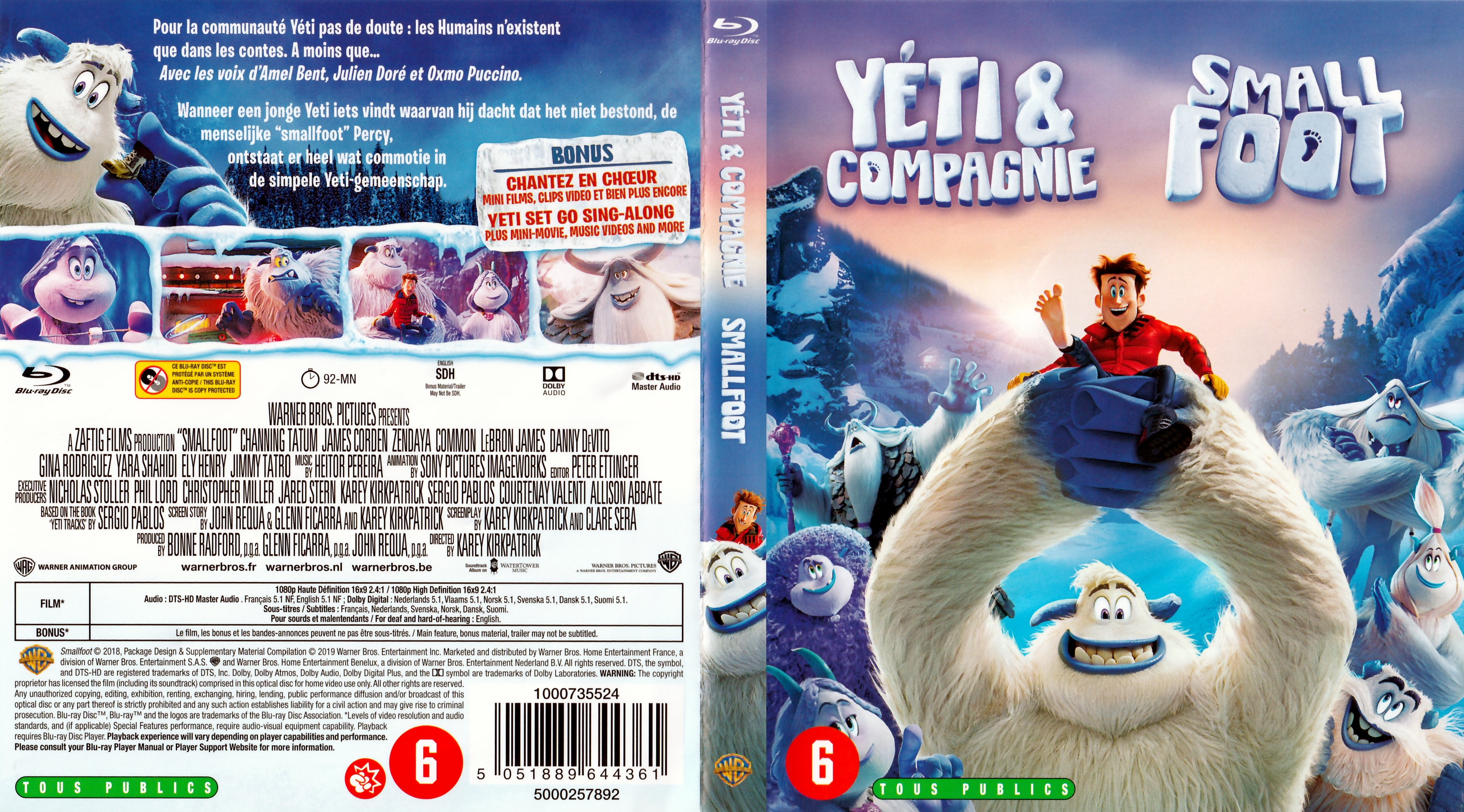 Jaquette DVD Yeti & compagnie (BLU-RAY)