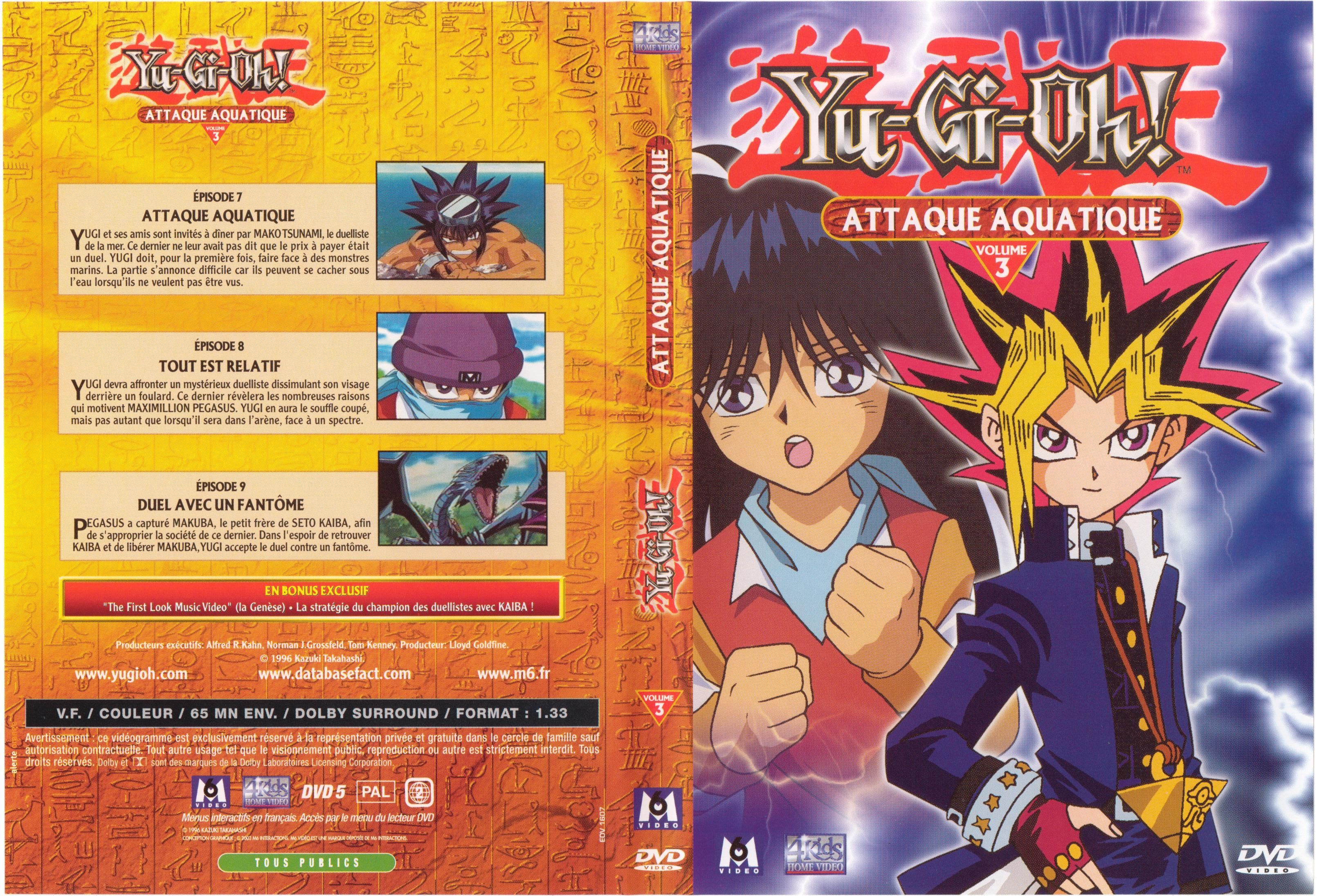 Jaquette DVD Yu-gi-oh! vol 03