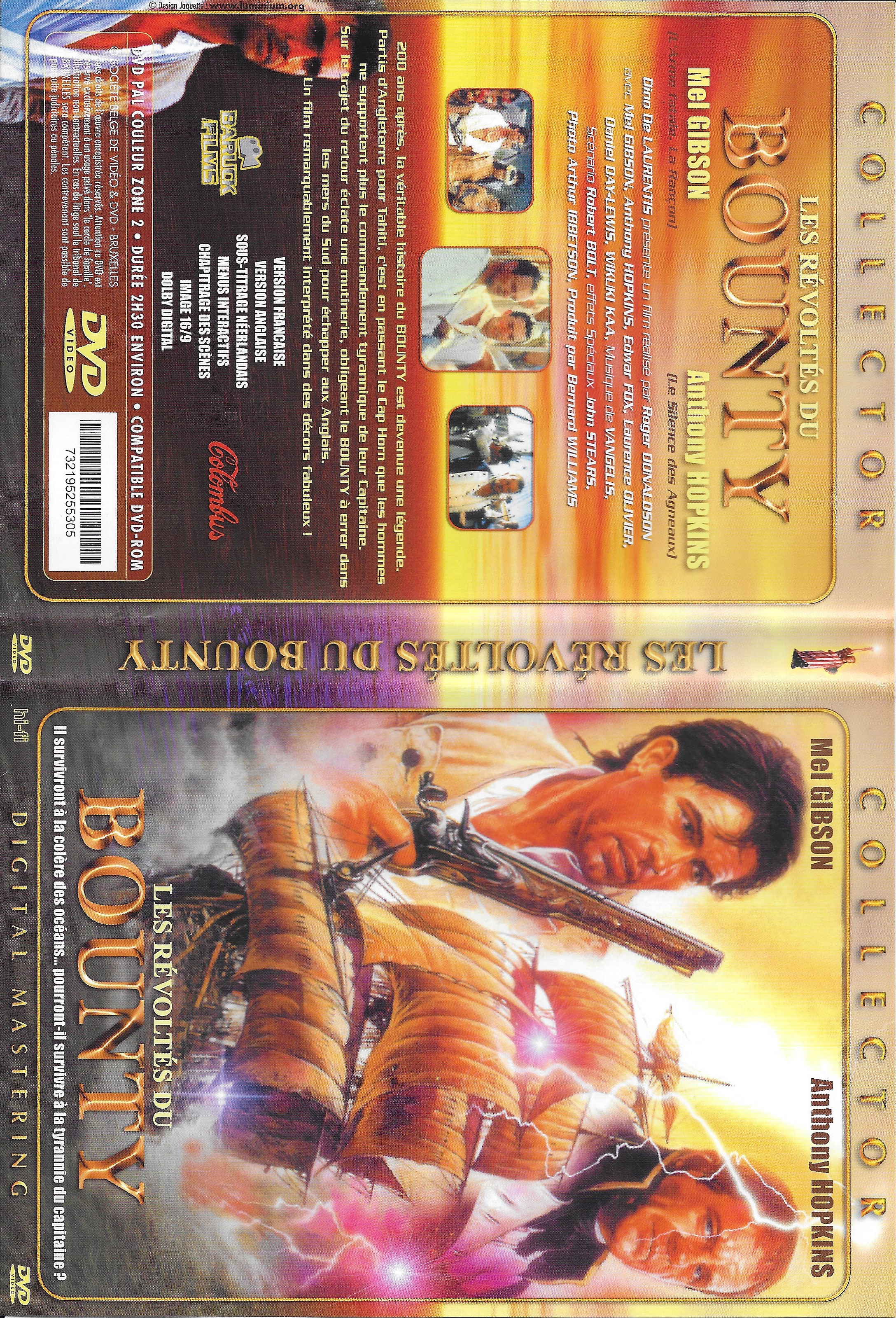 Jaquette DVD les Revolts du Bounty (1984)