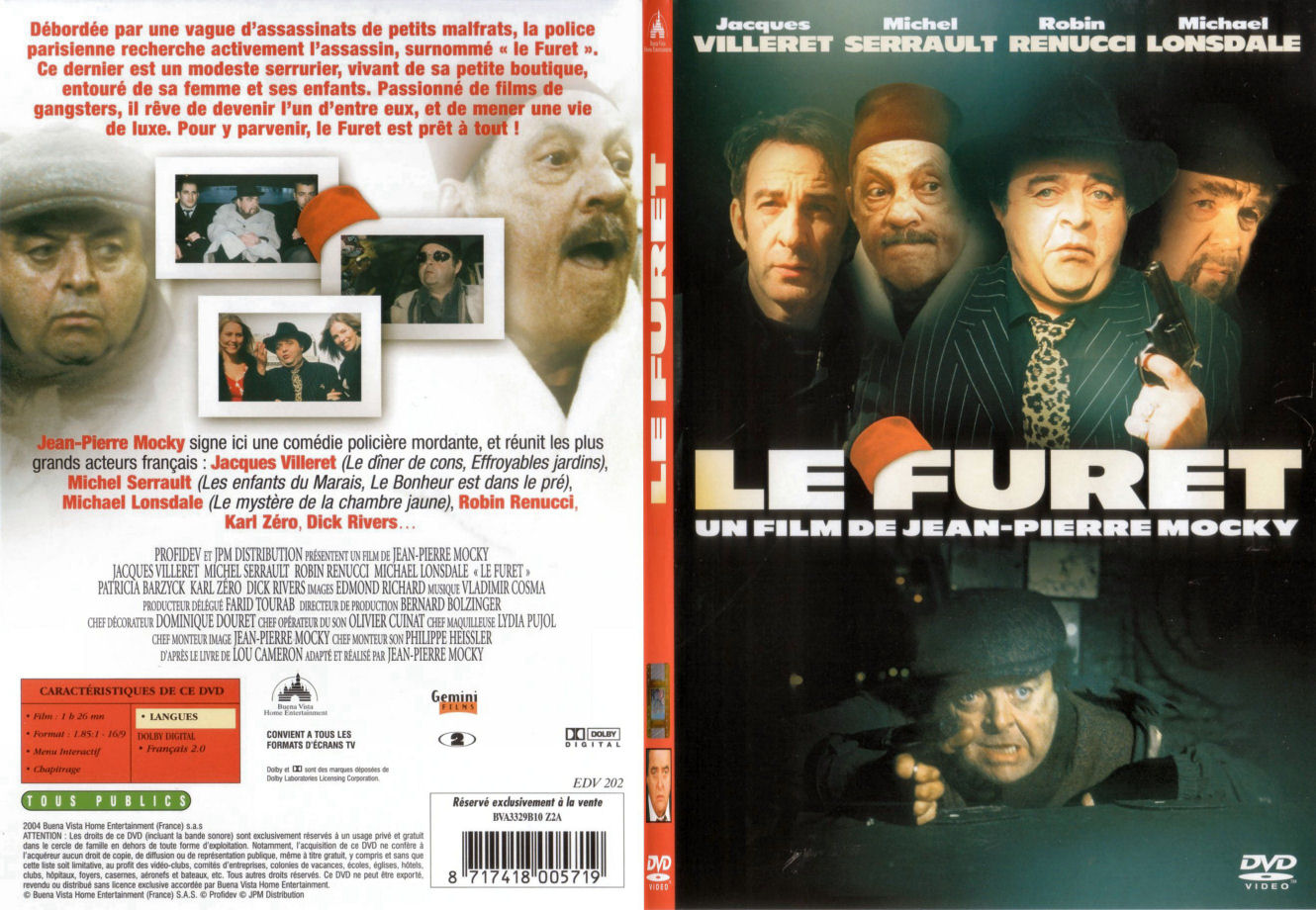 Jaquette DVD Le furet - SLIM