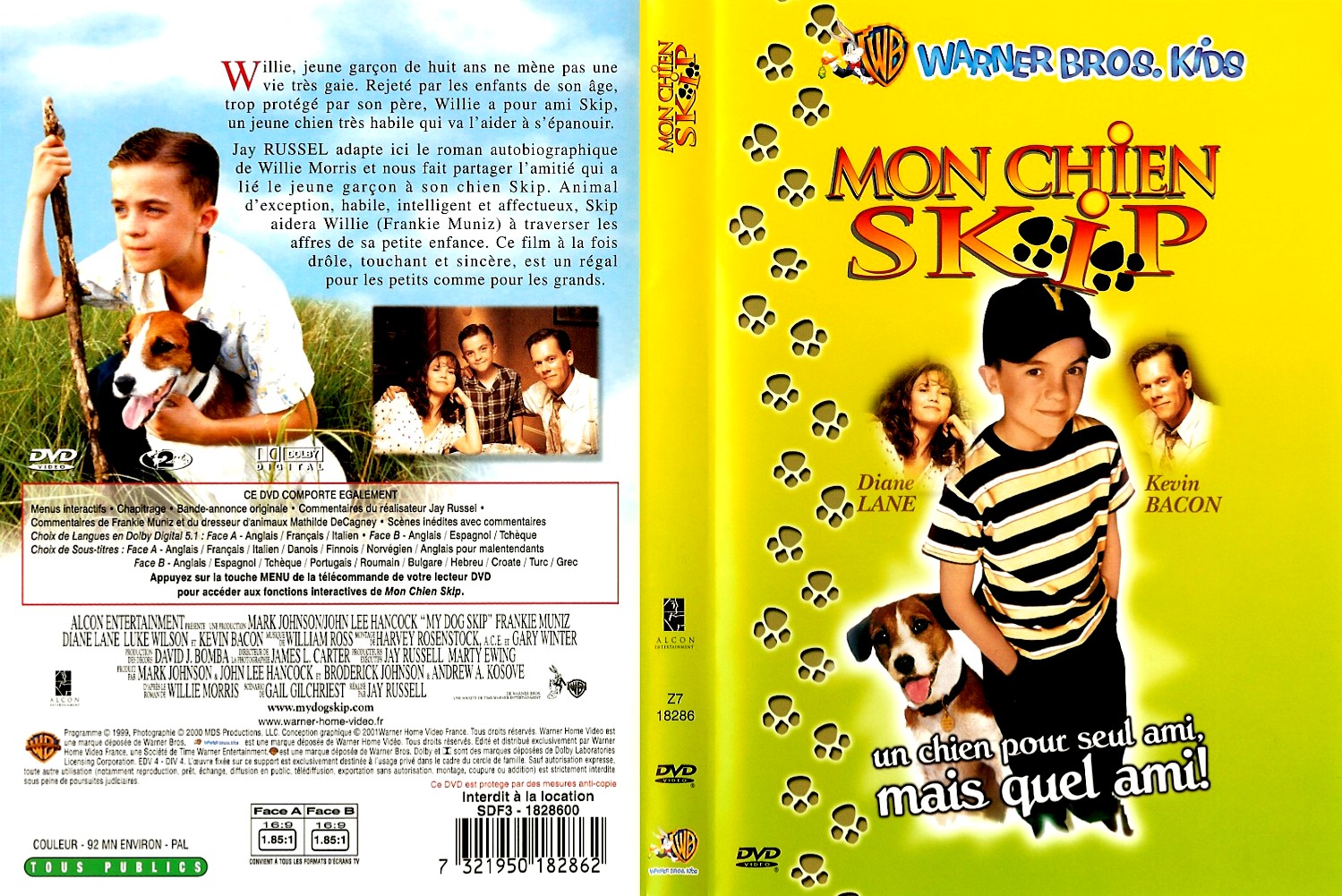 Jaquette Dvd De Mon Chien Skip Cinéma Passion