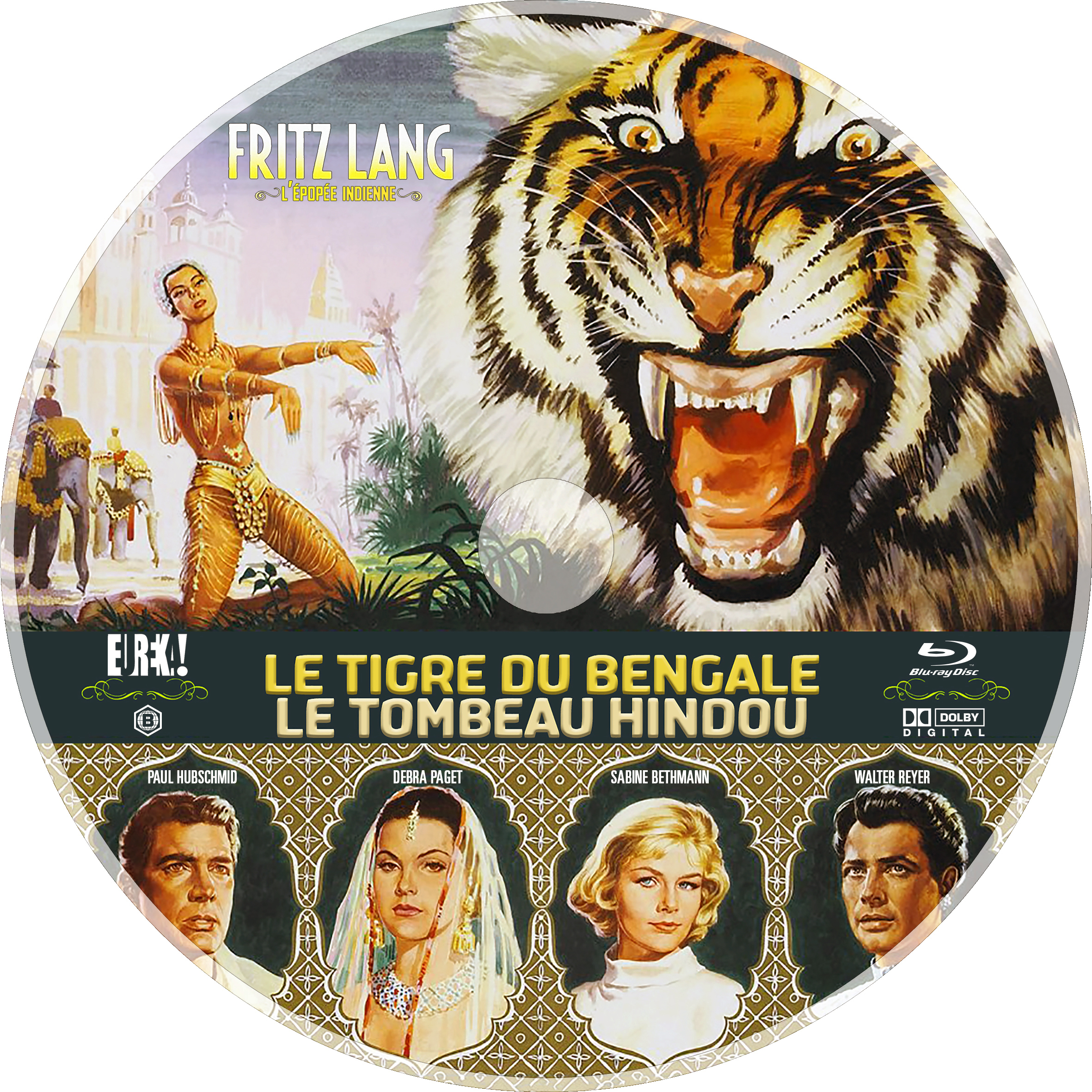 Le Tigre du Bengale - Le Tombeau Hindou custom (BLU-RAY)