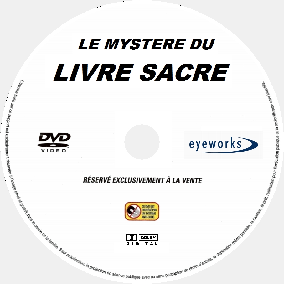 Le mystre du livre sacr custom