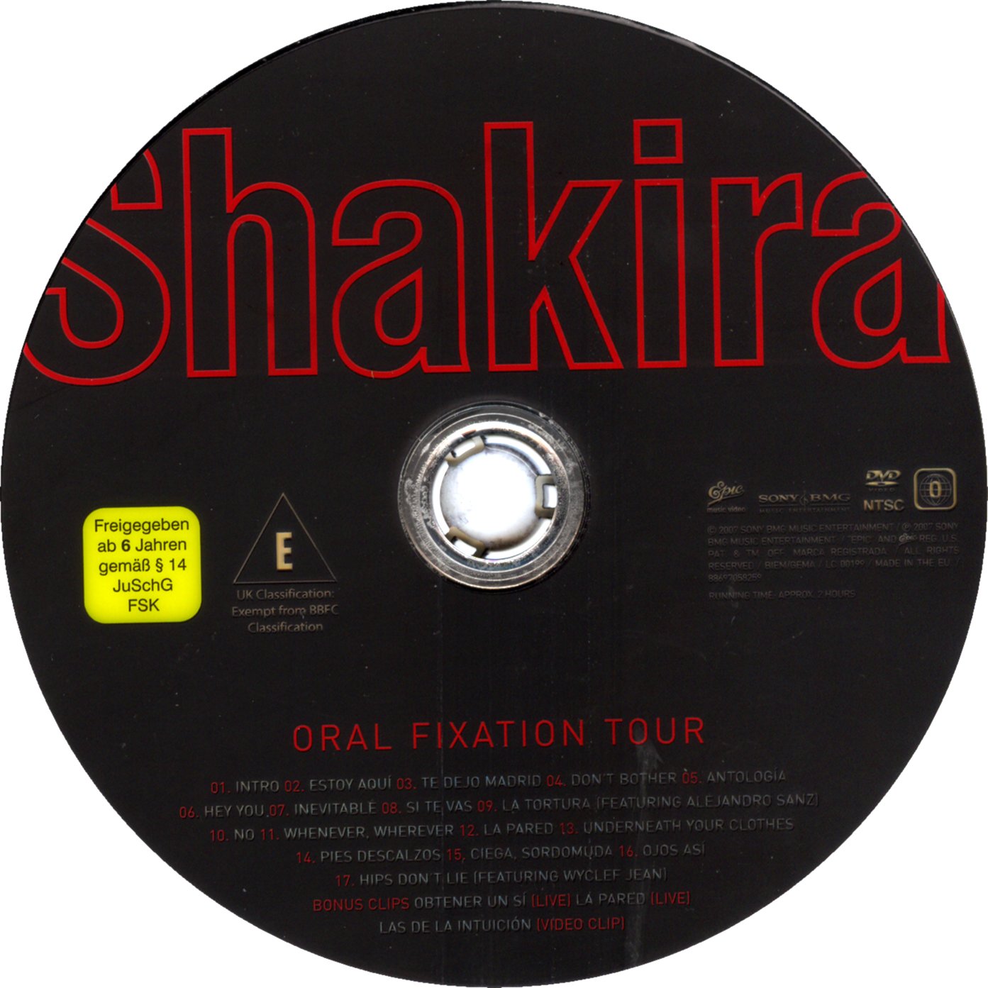Shakira oral fixation tour