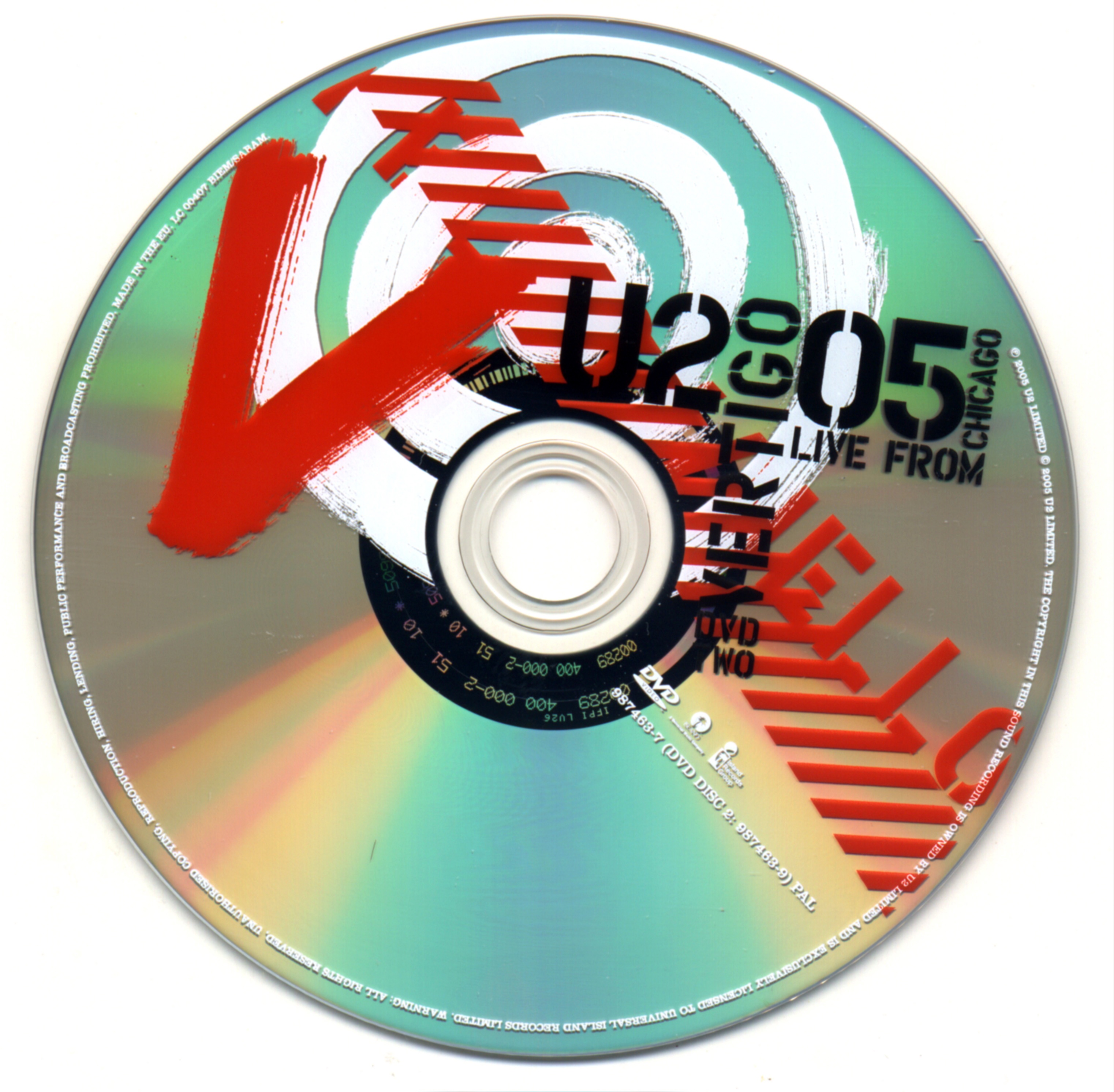 U2 Vertigo Live in Chicago DISC 2